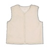 Fake fur gilet Offwhite - Daily Princess