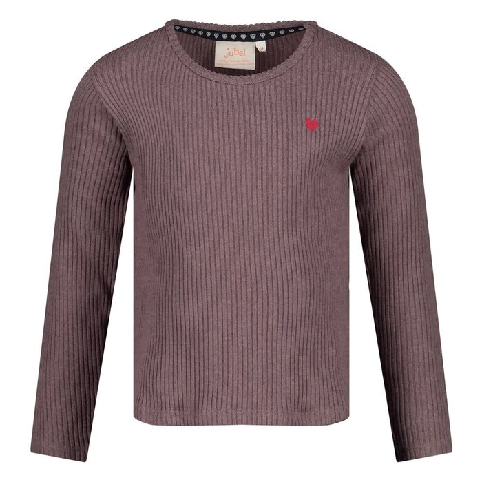 Jubel Longsleeve rib Lila - Daily Princess