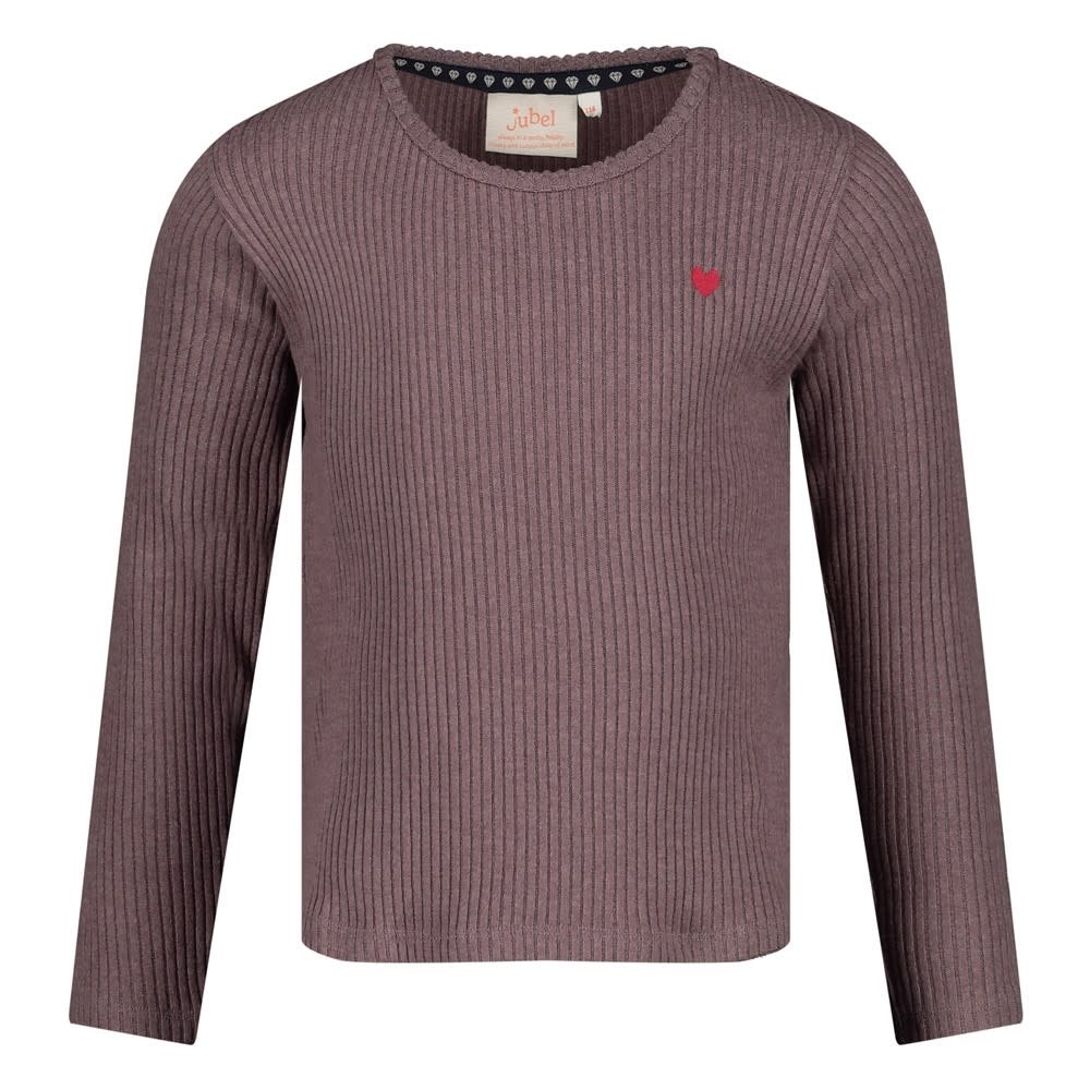 Jubel Longsleeve rib Lila - Daily Princess