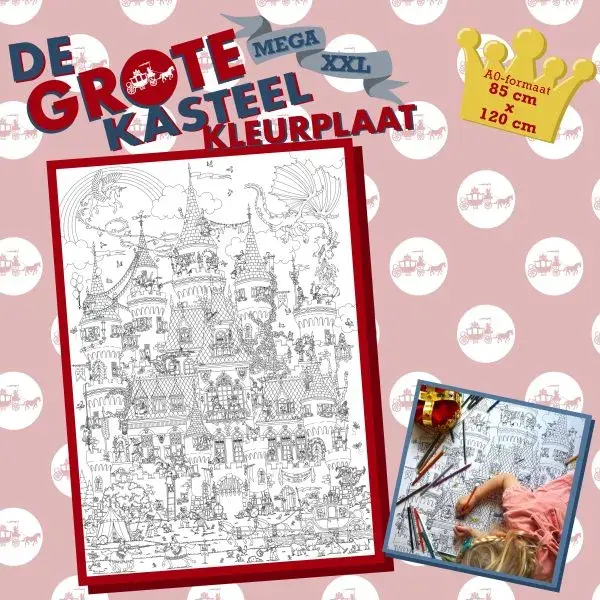 Pepijn Janzen Illustrations De Grote Kasteel Kleurplaat