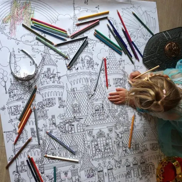 Pepijn Janzen Illustrations De Grote Kasteel Kleurplaat