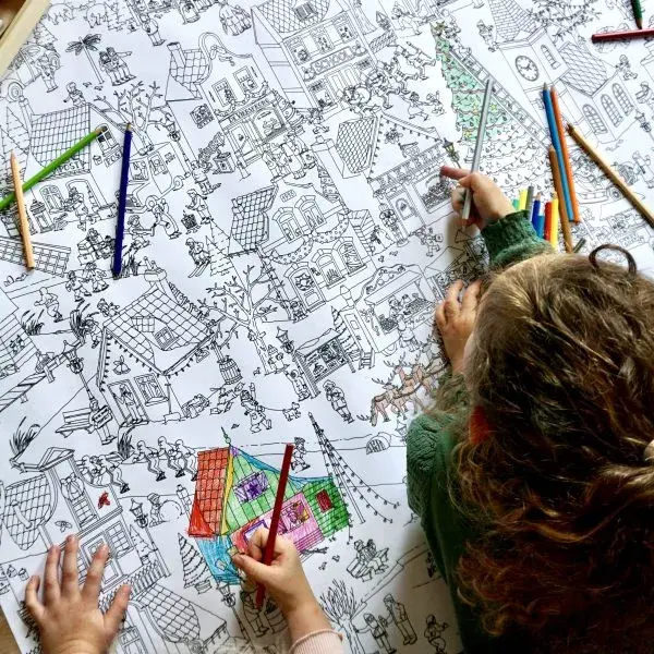 Pepijn Janzen Illustrations De Grote Winter Kleurplaat