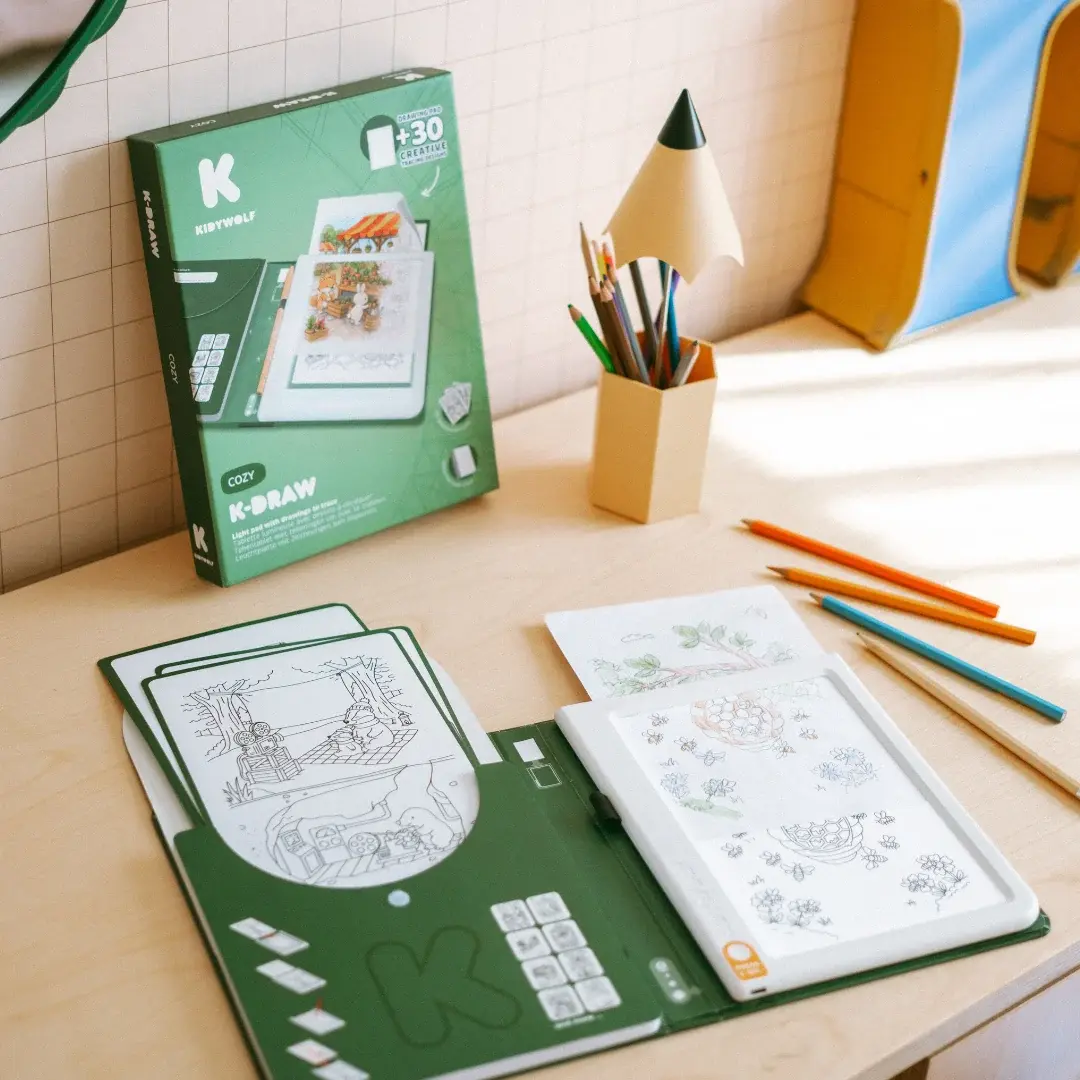 Kidywolf K-DRAW-PAD Verlichte tekentafel Cozy