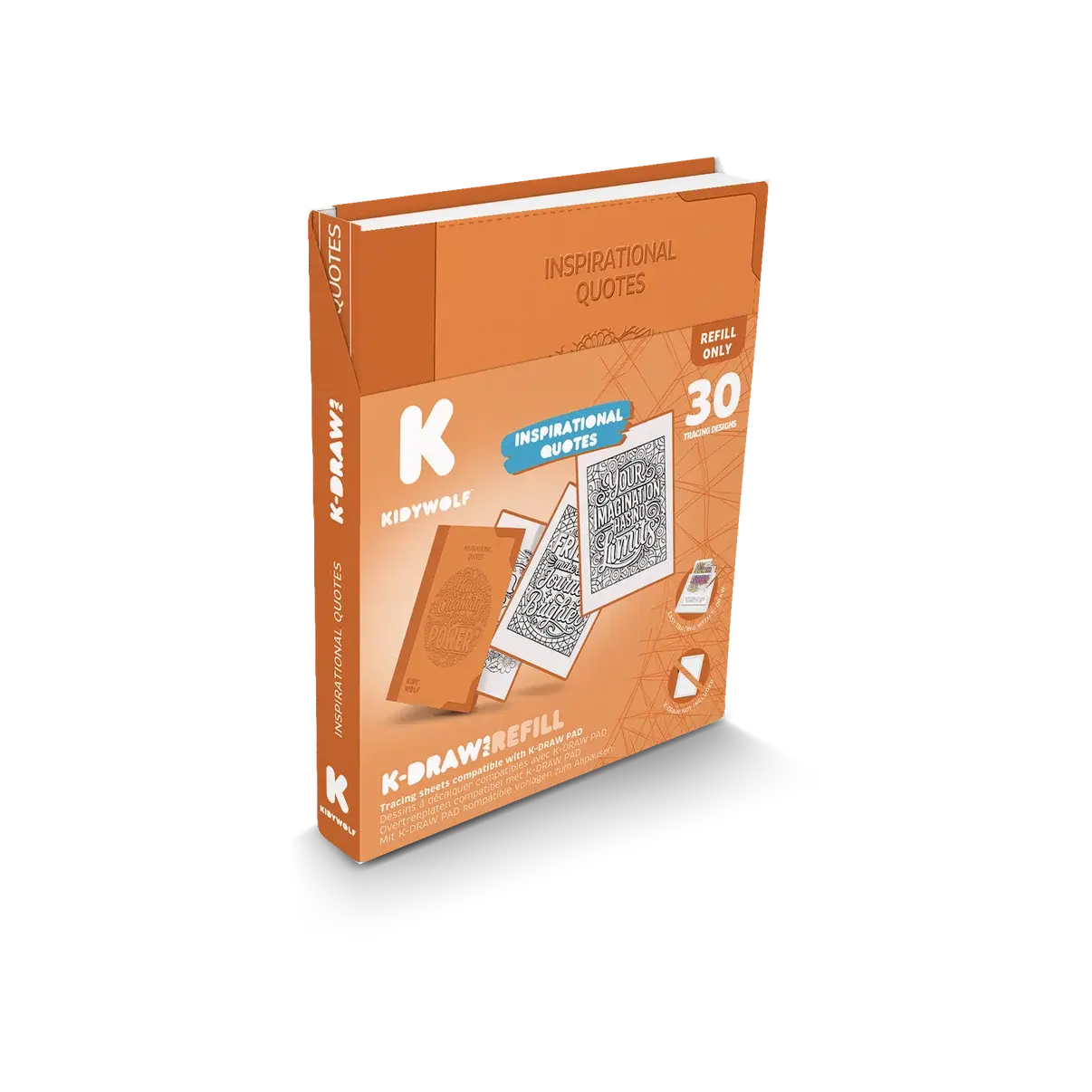 Kidywolf K-DRAW-PAD REFILL QUOTE