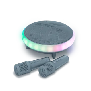 Kidywolf KIDYKARAOKE karaoke luidspreker met 2 microfoons Blauw