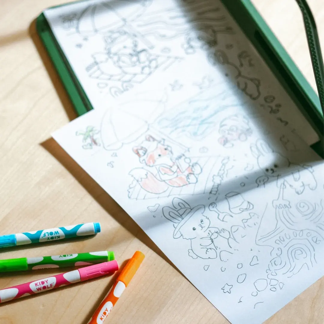 Kidywolf K-DRAW-PRO Mobiele en lichtgevende tablet Cozy