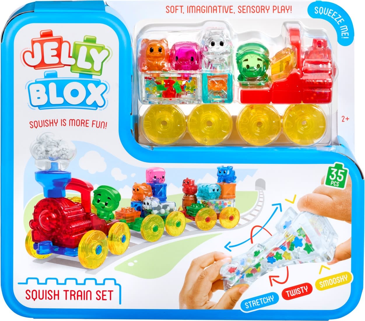Jelly Blox Jelly Blox - Squish Train Set (12L)