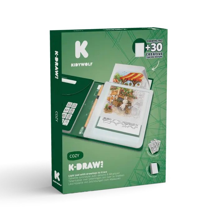 Kidywolf K-DRAW-PAD Verlichte tekentafel Cozy
