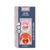 Ronde speen 2-pack natuurrubber Glow Baby Pink/Tango - maat 1