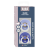 Ronde speen 2-pack natuurrubber Glow Hush/Grape - maat 1