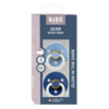 Ronde speen 2-pack natuurrubber Glow Sky Blue/Cornflower - maat 1