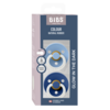 Ronde speen 2-pack natuurrubber Glow Sky Blue/Cornflower - maat 3