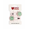 Haarspeldjes smiley mint