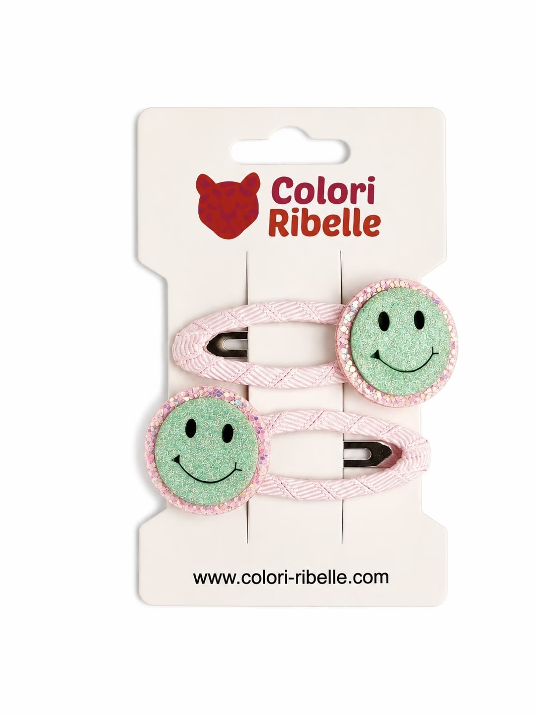Colori Ribelle Haarspeldjes smiley mint