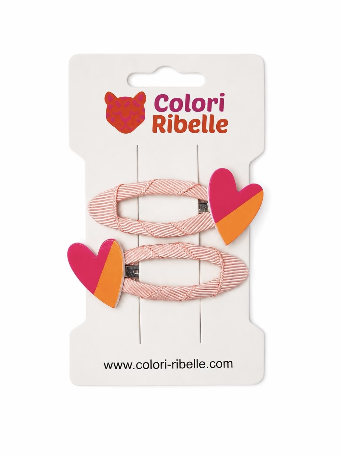 Colori Ribelle Haarspeldjes hearts pink/orange