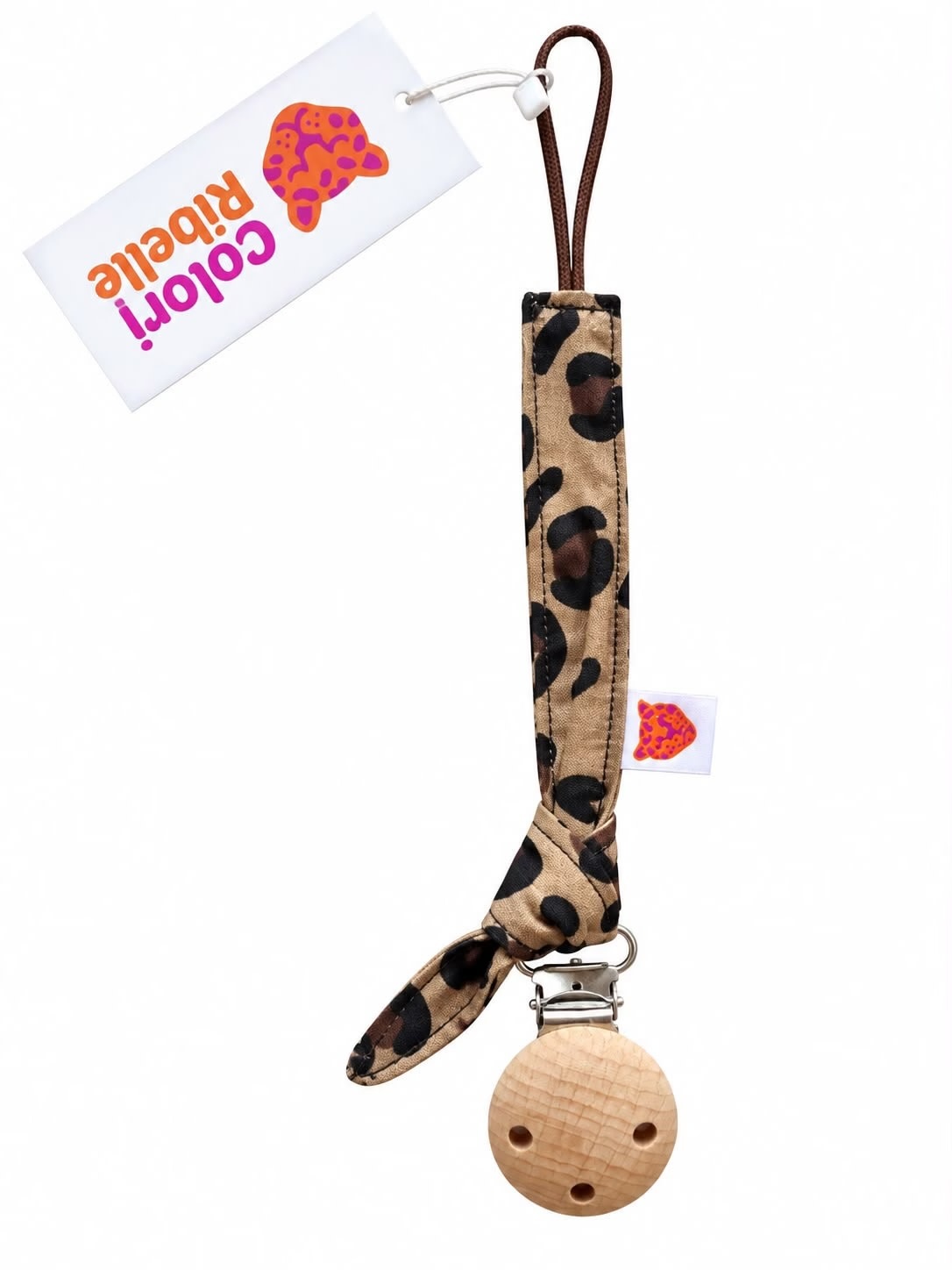 Colori Ribelle Speenkoord knoop leopard