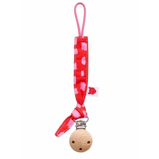 Colori Ribelle Speenkoord knoop rood/roze