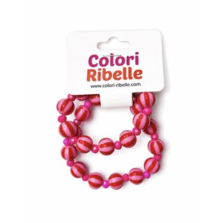 Colori Ribelle Moeder&dochter armband pink