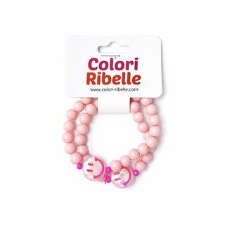 Colori Ribelle Moeder&dochter armband peach