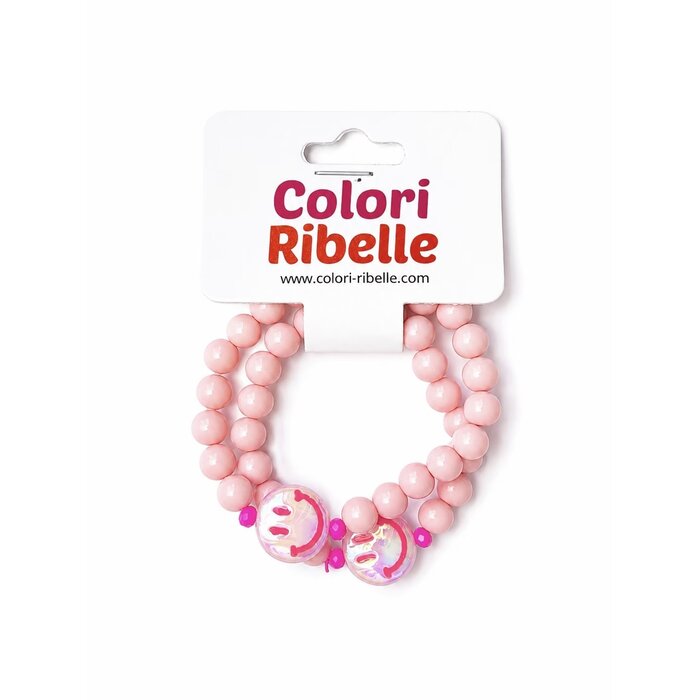 Colori Ribelle Moeder&dochter armband peach