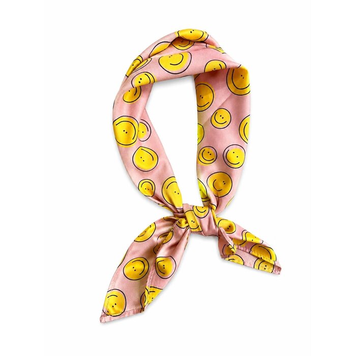 Colori Ribelle Sjaaltje smiley roze