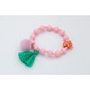 Armband roze olifant