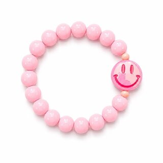 Colori Ribelle Armband smiley roze