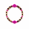 Armband tube panter met smiley