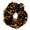 Scrunchie glitter goud
