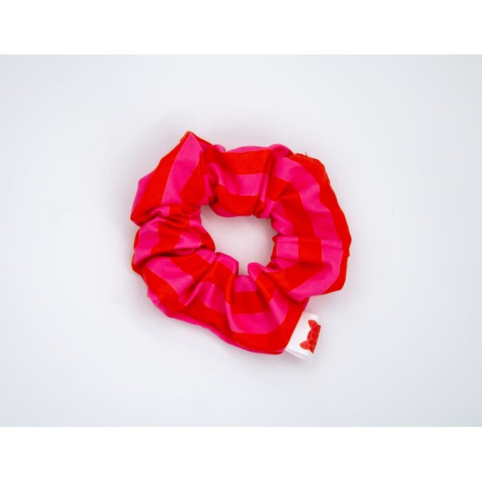 Colori Ribelle Scrunchie pink stripe