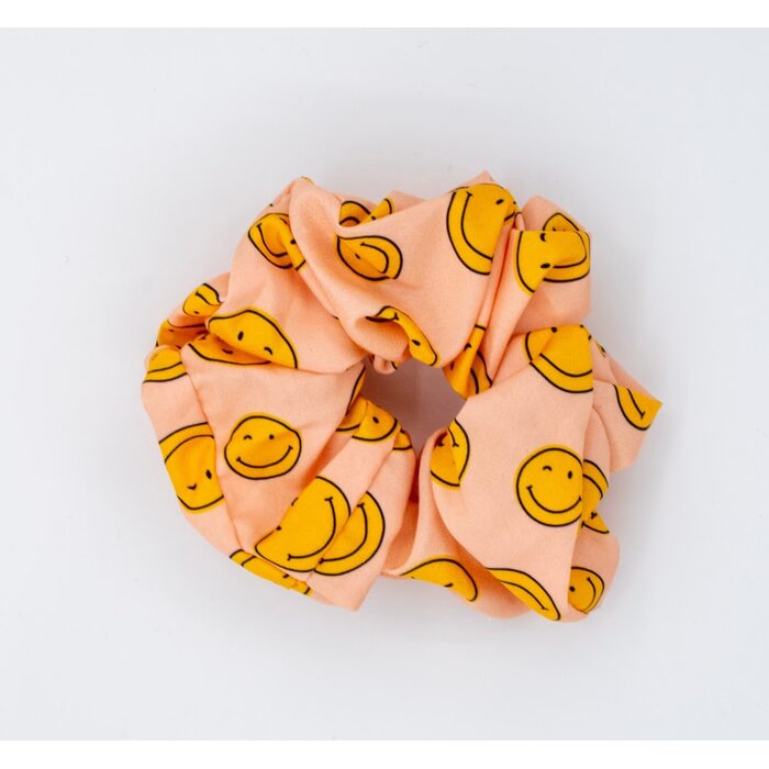 Colori Ribelle Scrunchie smiley roze