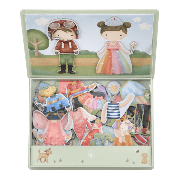 Little Dutch LD Magnetisch Speelbord Dress-Up Jim & Rosa FSC