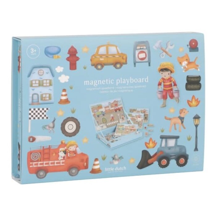 Little Dutch LD Magnetisch Speelbord Jim’s Voertuigen FSC