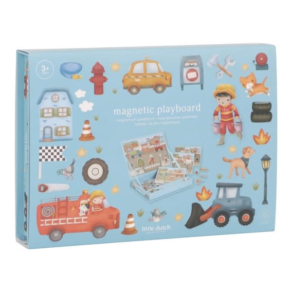 Little Dutch LD Magnetisch Speelbord Jim’s Voertuigen FSC