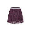 KMGLACEY LACE SKIRT JRS Winetasting Lurex/Silver