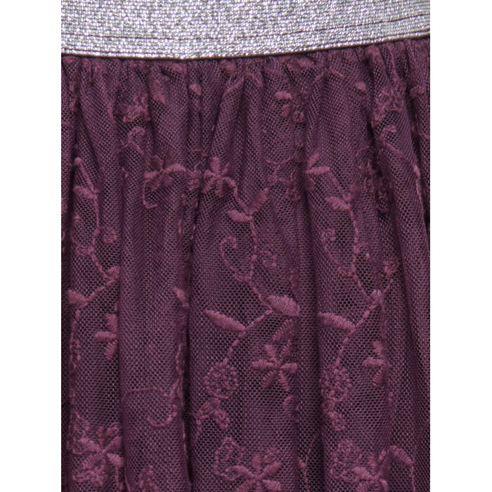 Kids Only KMGLACEY LACE SKIRT JRS Winetasting Lurex/Silver