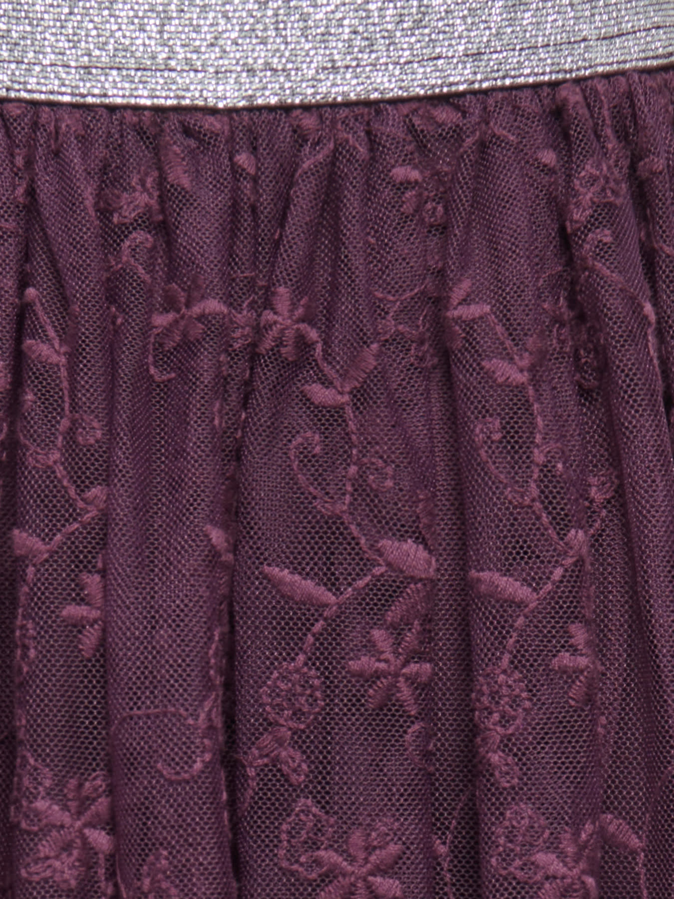 Kids Only KMGLACEY LACE SKIRT JRS Winetasting Lurex/Silver