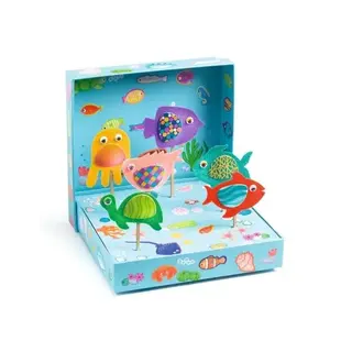 Djeco Collagefrutsels Vrolijk aquarium