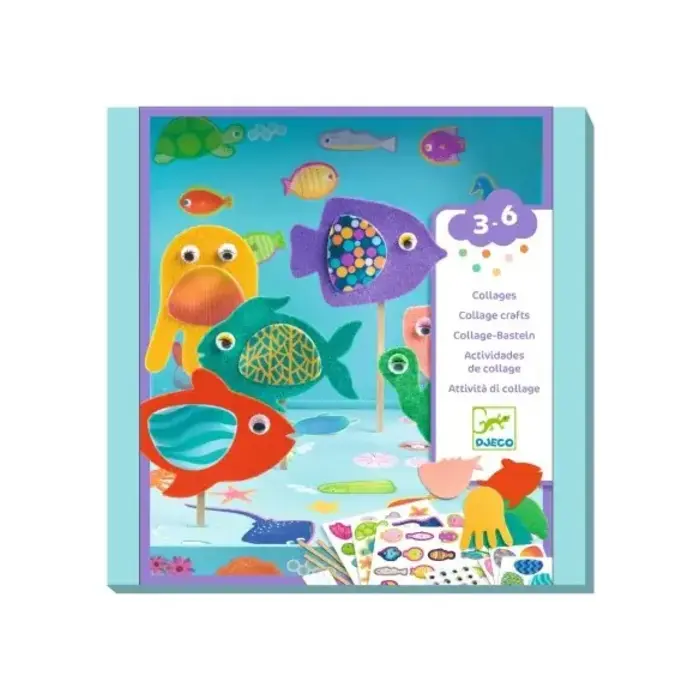 Djeco Collagefrutsels Vrolijk aquarium