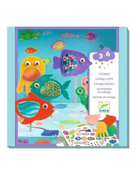 Djeco Collagefrutsels Vrolijk aquarium