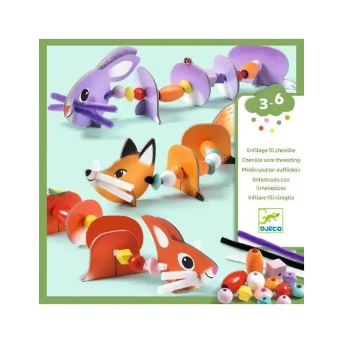 Djeco Rijgen - Schattige dieren