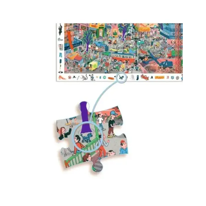 Djeco Zoekpuzzel De stad