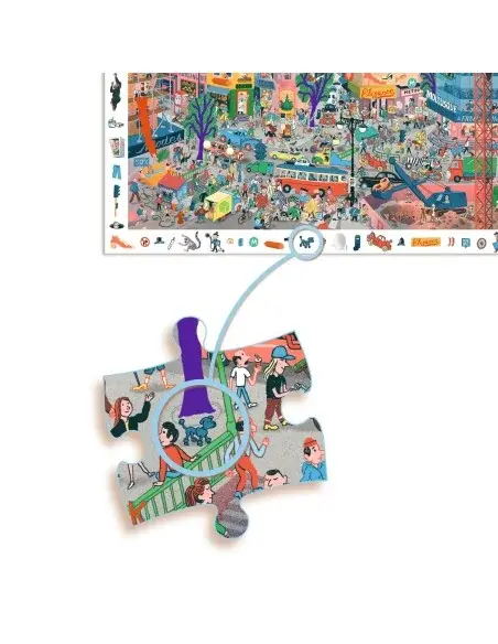 Djeco Zoekpuzzel De stad