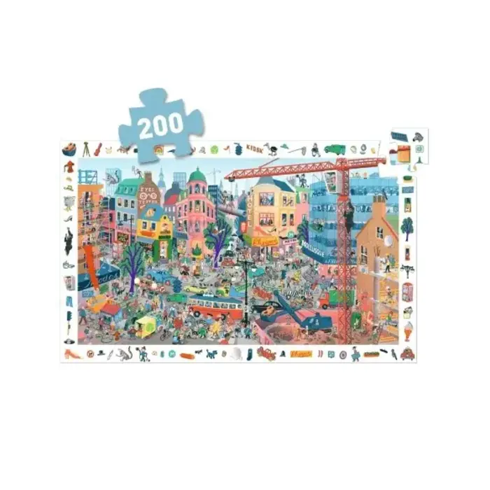 Djeco Zoekpuzzel De stad