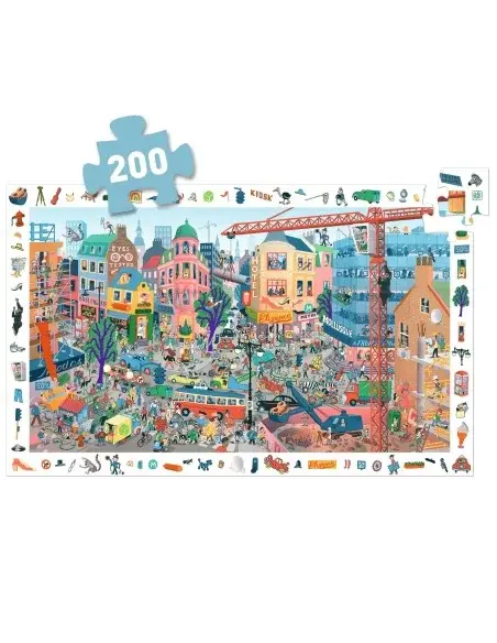Djeco Zoekpuzzel De stad