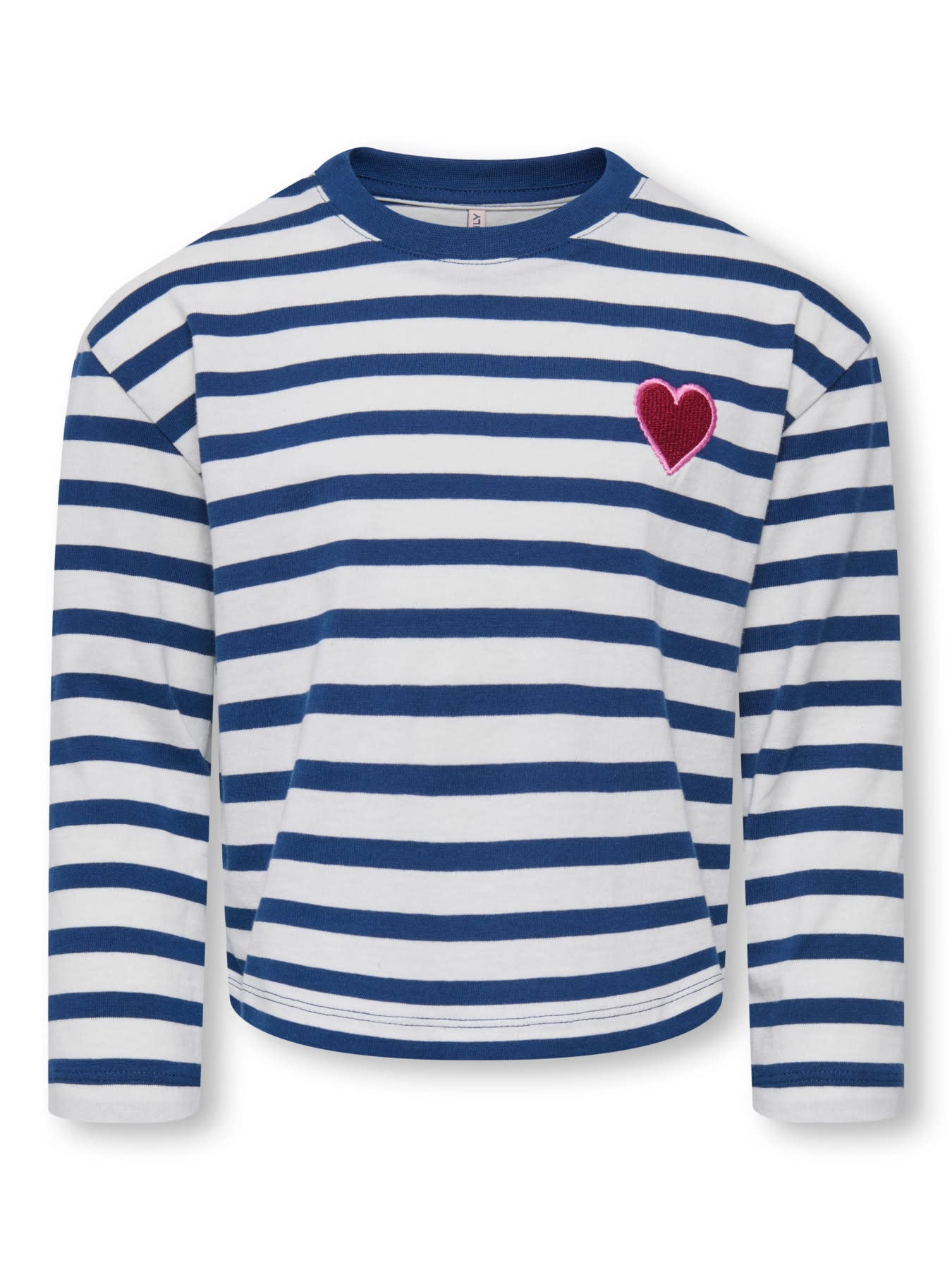 Kids Only KMGLIDA LS RLX STRIPE TOP BF JRS Hvid