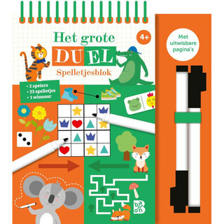 Het grote duel spelletjesblok 4+