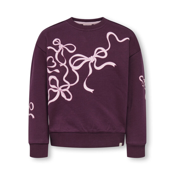 Kids Only KMGMILAN LS RLX O-NECK BRU SWT Winetasting