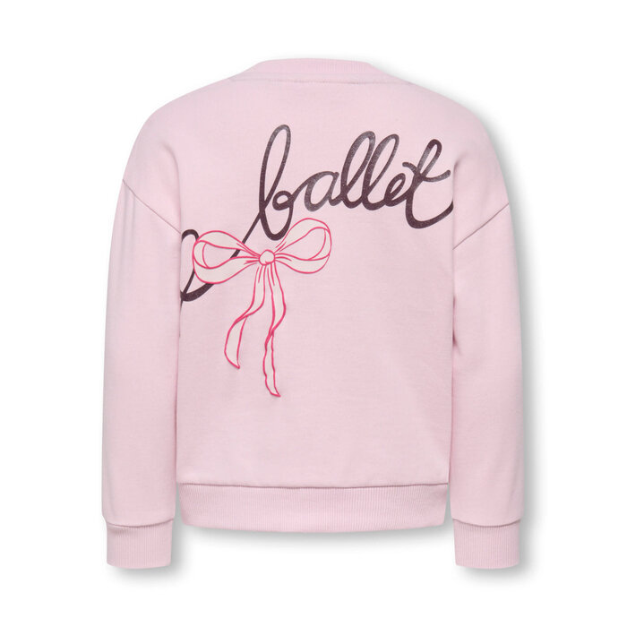 Kids Only KMGMILAN LS RLX O-NECK BRU SWT Parfait Pink Ballet