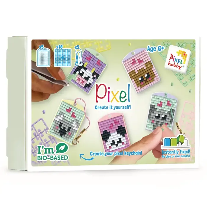 Pixelhobby Medaillon Thema Box - Kawaii Wilde dieren